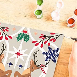 CreArt: Christmas Deer 10x12