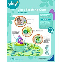 3-in-1 Stacking Cups: Bird's Nest *