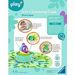 3-in-1 Stacking Cups: Bird's Nest *