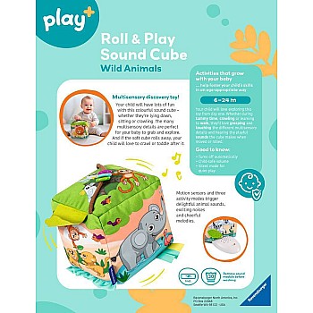 Roll & Play Sound Cube: Wild Animals