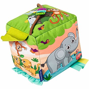 Roll & Play Sound Cube: Wild Animals