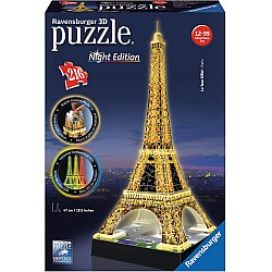 3D Puzzle - Eiffel Tower by Night