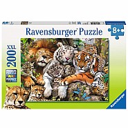 Ravensburger 200 XXL Piece Puzzle: Big Cat Nap