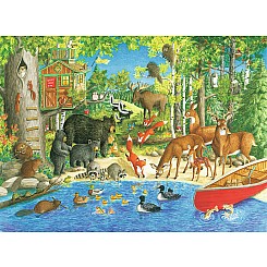 200 Piece Woodland Friends Puzzle