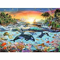 Ravensburger 200 Piece Jigsaw Puzzle: Orca Paradise
