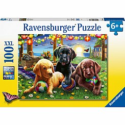 100 Piece Puppy Picnic Puzzle