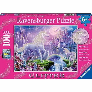 Unicorn Kingdom (100 pc Glitter Puzzle)