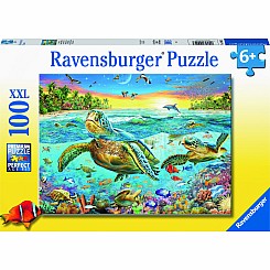 Swim with Sea Turtles (100 pc Puzzle)