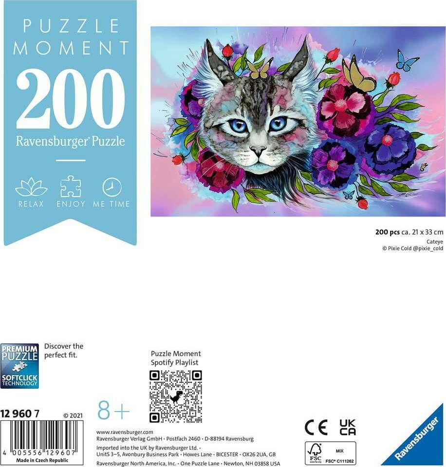 Puzzle Moment: Cat Eye (200 pc Puzzle)