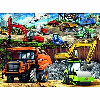 Construction Vehicles - 100 Piece Puzzle