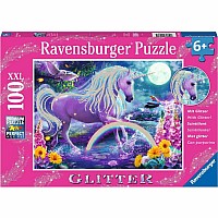 100 pc Glitter Unicorn Puzzle