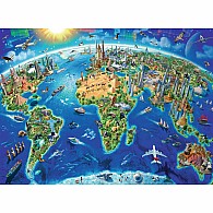  300 pc World Landmarks Map