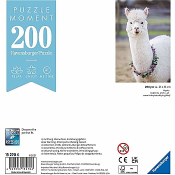 Puzzle Moments: Alpaca (200 pc Puzzles)