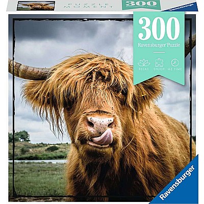 Puzzle Moments: Highland Cattle (300 pc ) Ravensburger