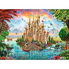 Rainbow Castle Puzzle - 100 Pieces