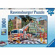 Ravensburger 100 Piece Puzzle Fire Truck Rescue