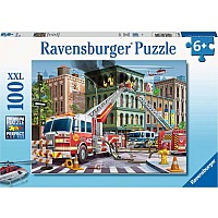 RAVENSBURGER Fire Truck Rescue 100PC Puzzle