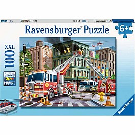 Fire Truck Rescue (100 pc Puzzle)