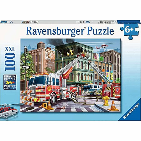 Fire Truck Rescue (100 pc Puzzle)