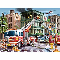 RAVENSBURGER Fire Truck Rescue 100PC Puzzle