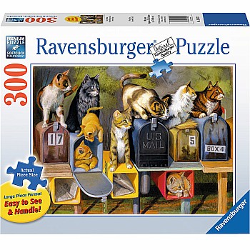 Ravensburger "Cat's Got Mail" (300 Pc Large Format Puzzle)