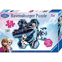 Elsa's Snowflake (73 pc Shaped Snowflake Puzzle)