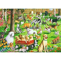 500 Piece At the Dog Park Puzzle