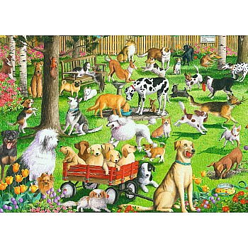 500 Piece At the Dog Park Puzzle