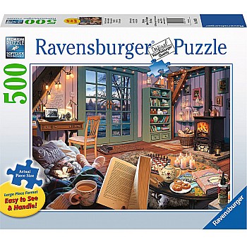 Ravensburger "Cozy Retreat" (500 Pc Large Format Puzzle)