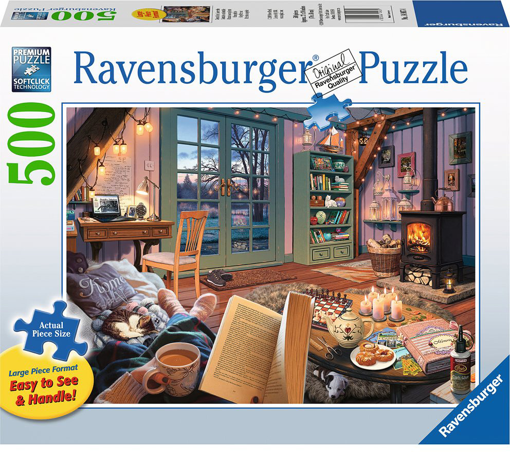 Ravensburger Flower Truck Large Piece Format 500 Piece Puzzle