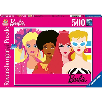 Puzzle 500Pc Barbie 60Th Ann