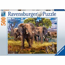 Elephants 500Pc Puzzle