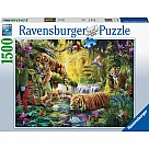 1500 Piece Puzzle, Tranquil Tigers