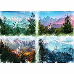 Ravensburger "Neuschwanstein Castle Seasons" (18000 pc Puzzle)
