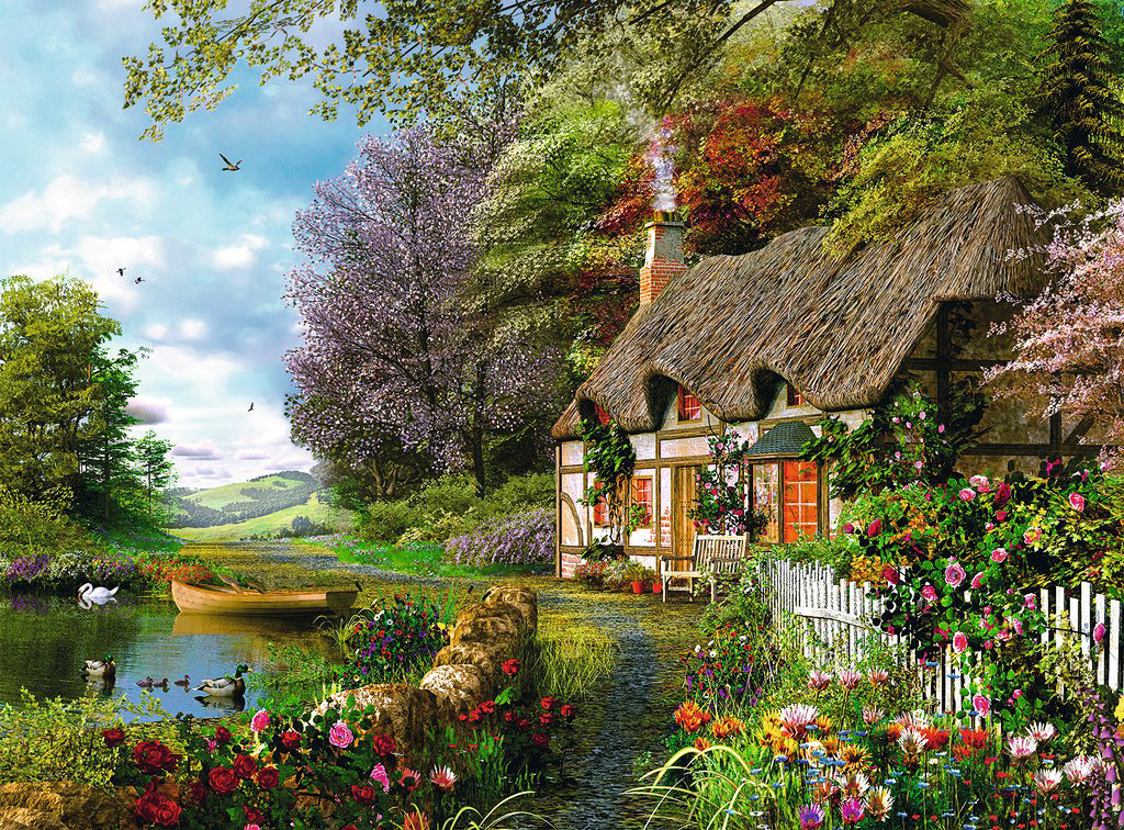 Country Cottage 1500 pc Puzzle - from Ravensburger ...