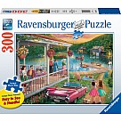 300 Piece Large Format Puzzle, Summer at the Lake