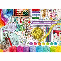 Needlework Station (300 pc Large Format Puzzle)