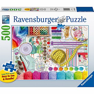 Needlework Station (300 pc Large Format Puzzle)