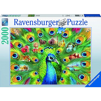 Ravensburger "Land Of The Peacock" (2000 Pc Puzzle)