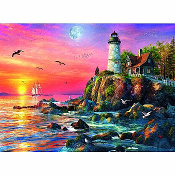 Ravensburger "Lighthouse At Sunset" (500 pc Puzzle)