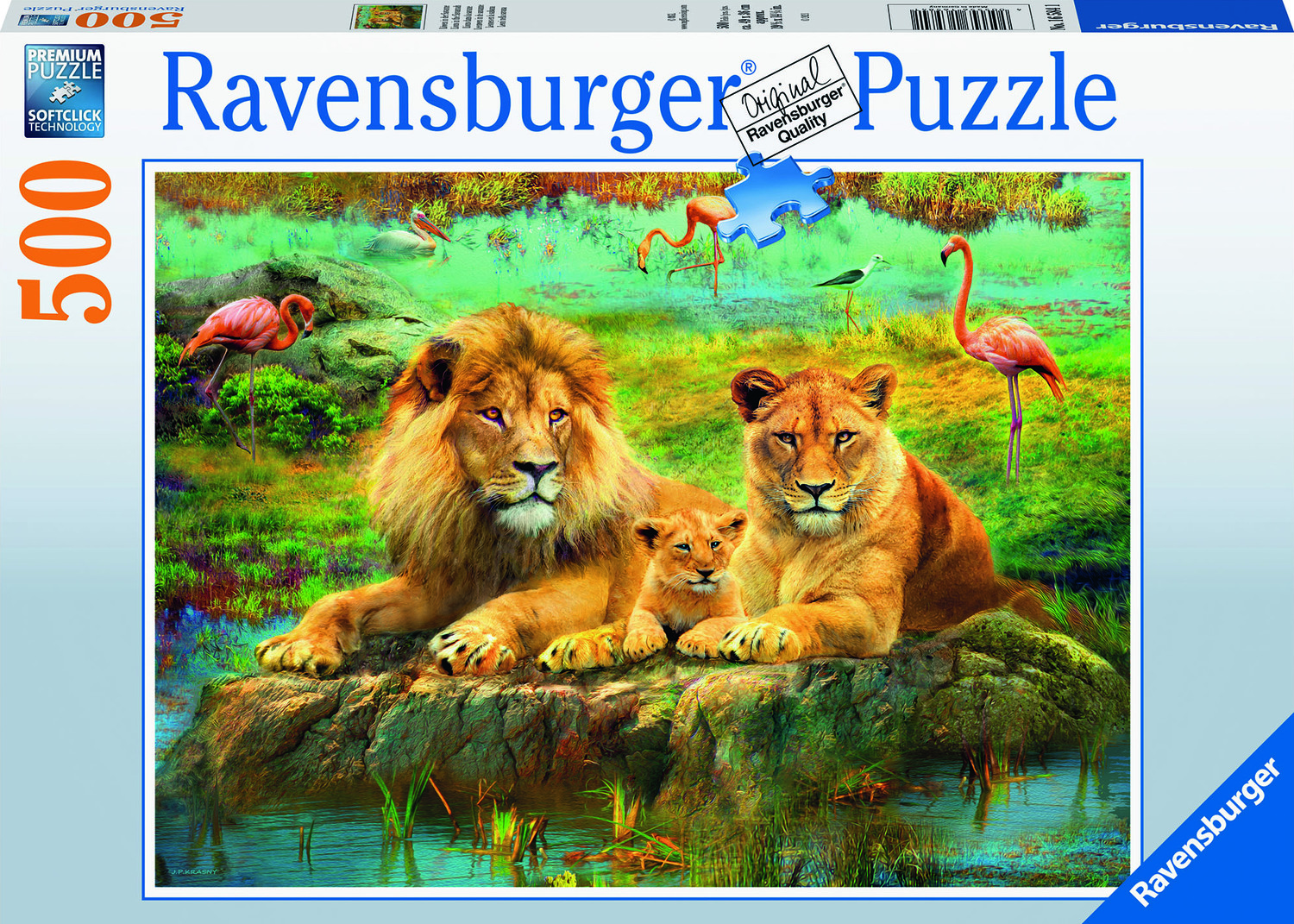 Puzzle Animaux fous, 500 pieces
