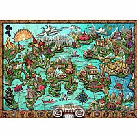 1000 pc Mysterious Atlantis Puzzle