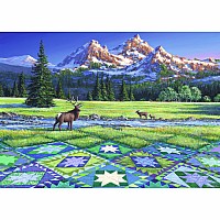 Mountain Quiltscape puzzle