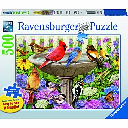 Ravensburger "At The Birdbath" (500 Pc Large Format Puzzle)