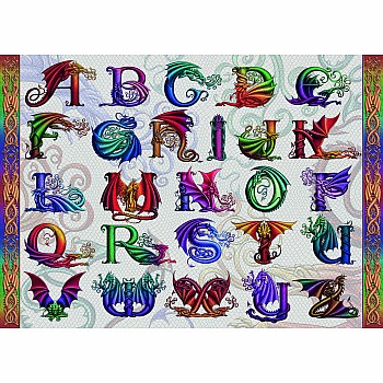 Ravensburger "Dragon Alphabet" (1000 Pc Puzzle)
