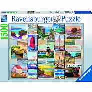 Ravensburger 1500 Piece Puzzle Coastal Collage