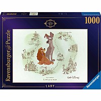 RAVENSBURGER Disney Vault: Lady 1000PC Puzzle