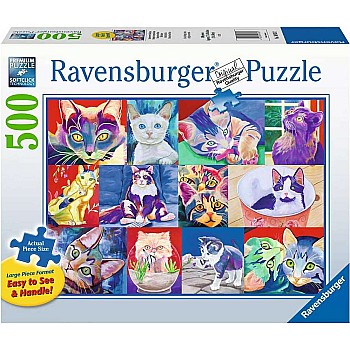 Ravensburger "Hello Kitty Kat" (500 pc Large Format Puzzle)