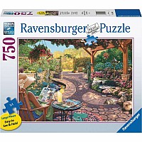 RAVENSBURGER Cozy Backyard Bliss 750pc Large Format Puzzle