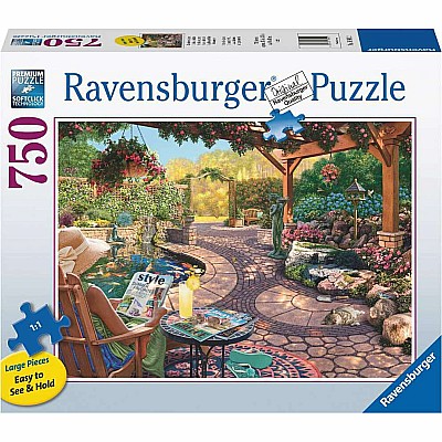 Cozy Backyard Bliss (750 pc Large Format Puzzle)